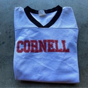 VINTAGE 90s NCAA CORNELL UNIVERSITY BIG RED MESH HOCKEY JERSEY